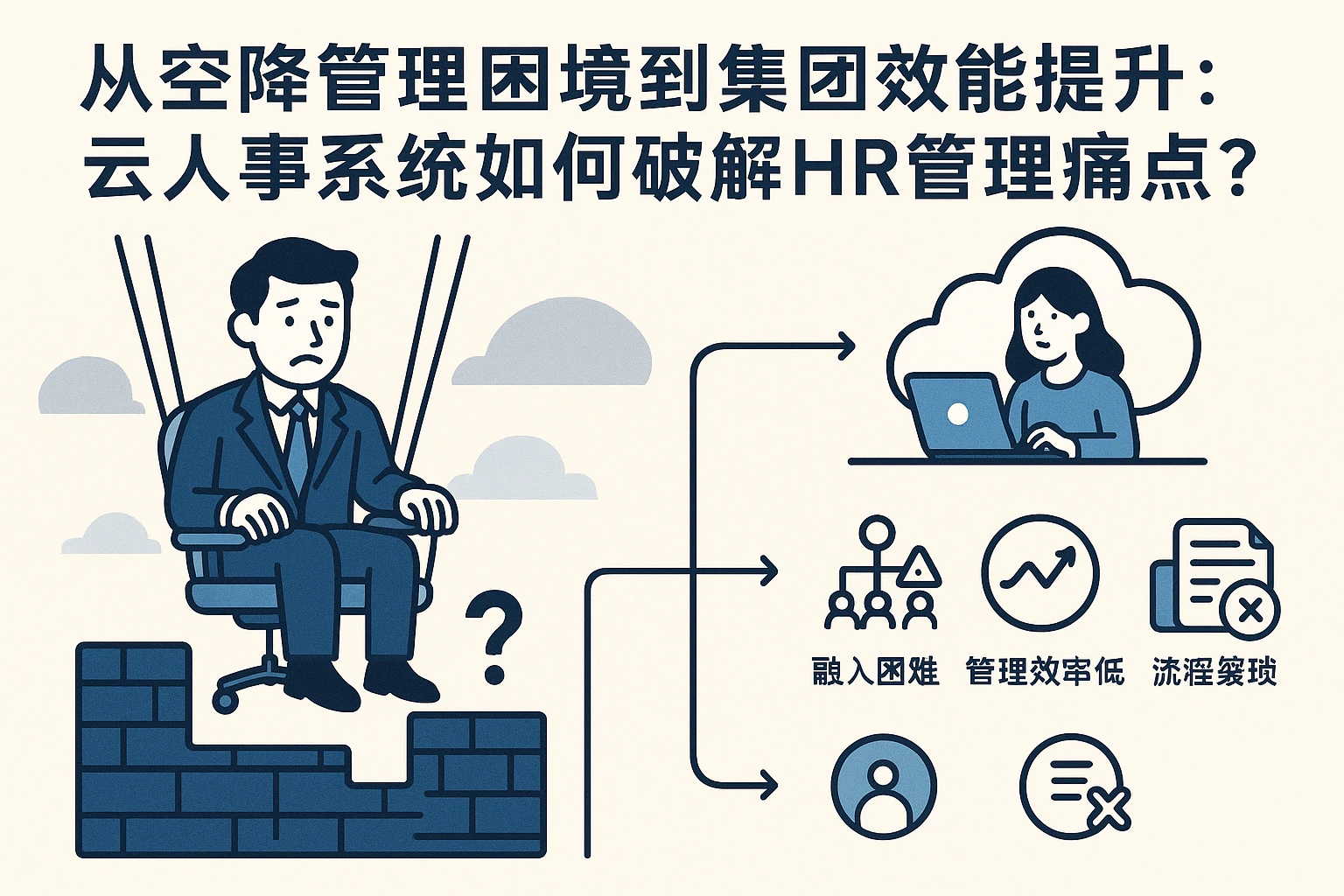 从空降管理者困境到集团效能提升：云人事系统如何破解HR管理痛点？