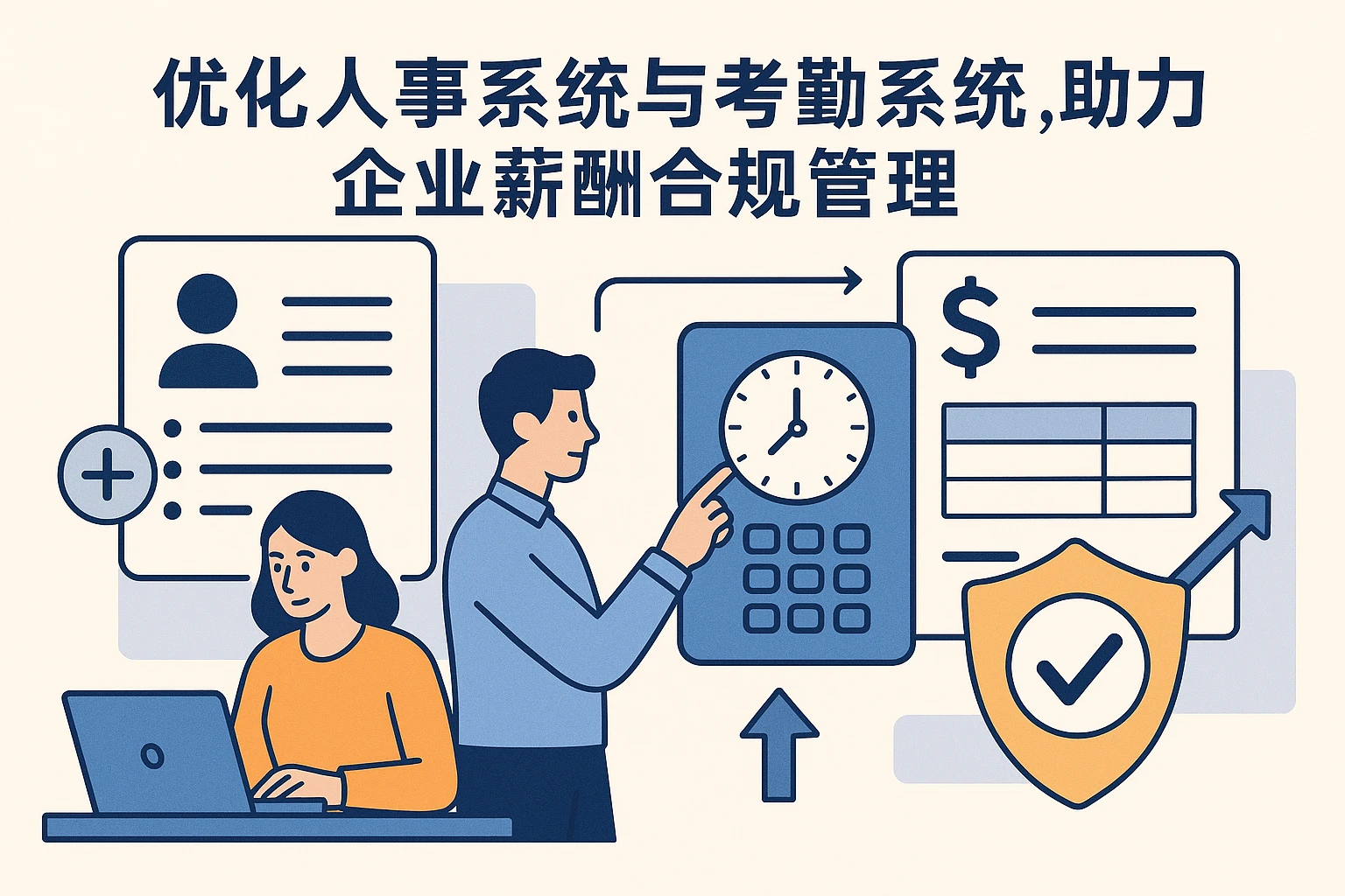 优化人事系统与考勤系统,助力企业薪酬合规管理