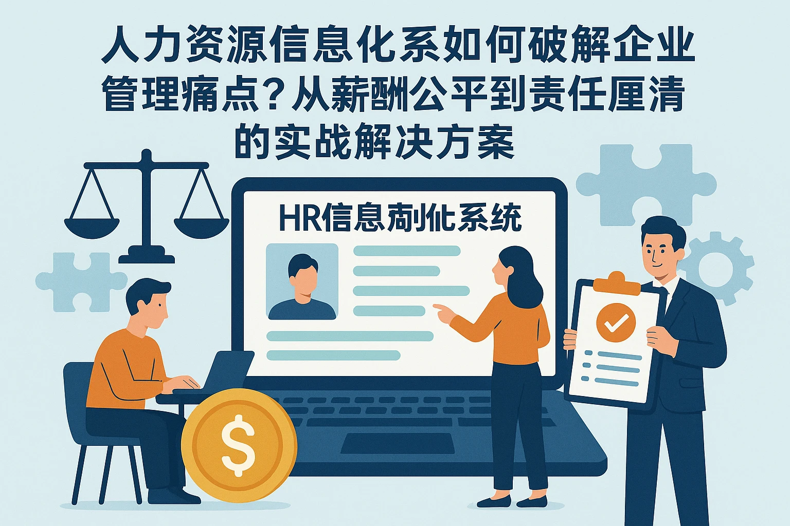 人力资源信息化系统如何破解企业管理痛点?从薪酬公平到责任厘清的实战解决方案
