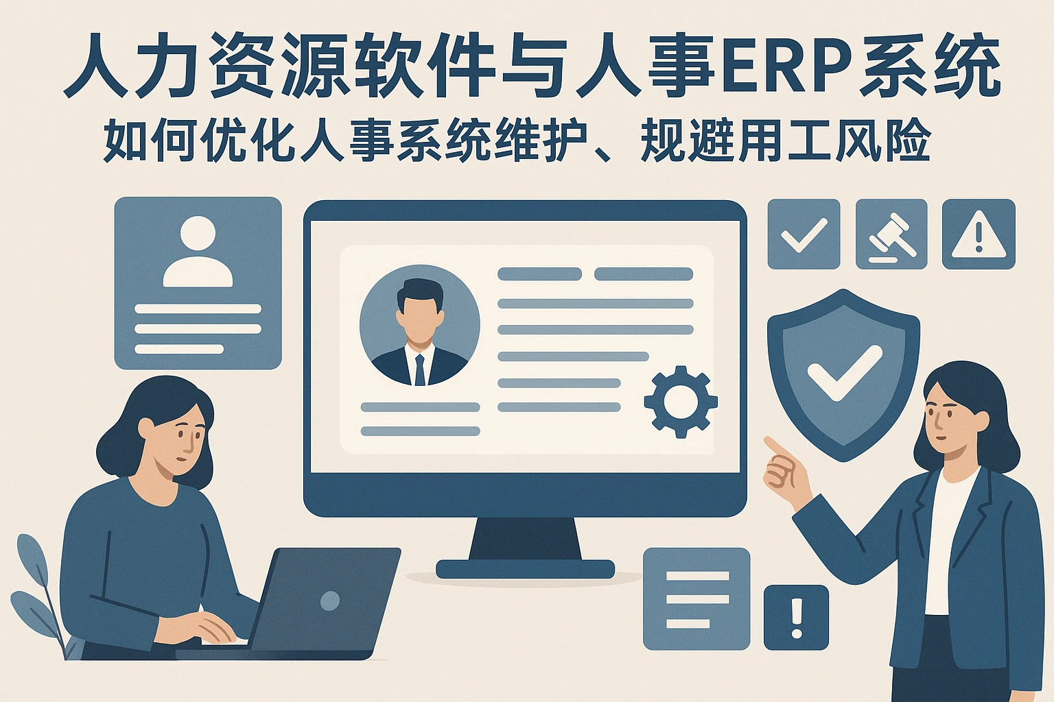 人力资源软件与人事ERP系统如何优化人事系统维护，规避用工风险