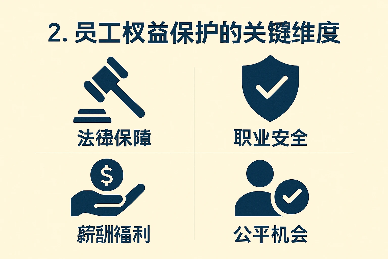 2. 员工权益保护的关键维度