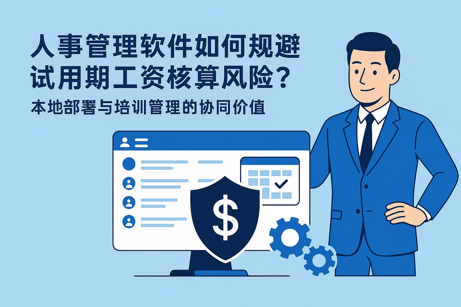 人事管理软件如何规避试用期工资核算风险？本地部署与培训管理的协同价值