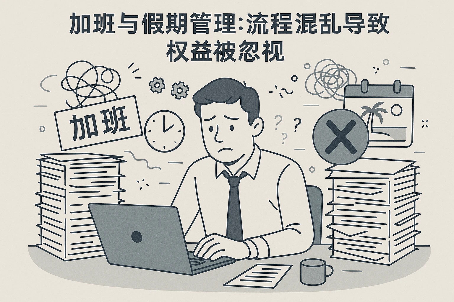 2. 加班与假期管理：流程混乱导致权益被忽视