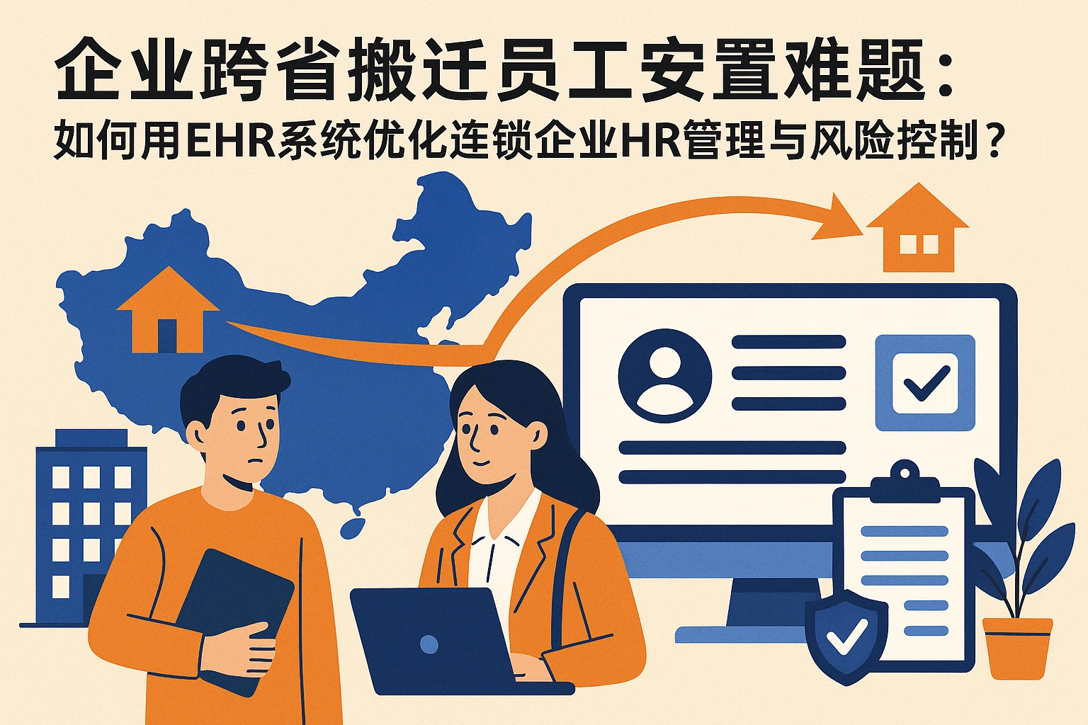 企业跨省搬迁员工安置难题:如何用EHR系统优化连锁企业HR管理与风险控制?