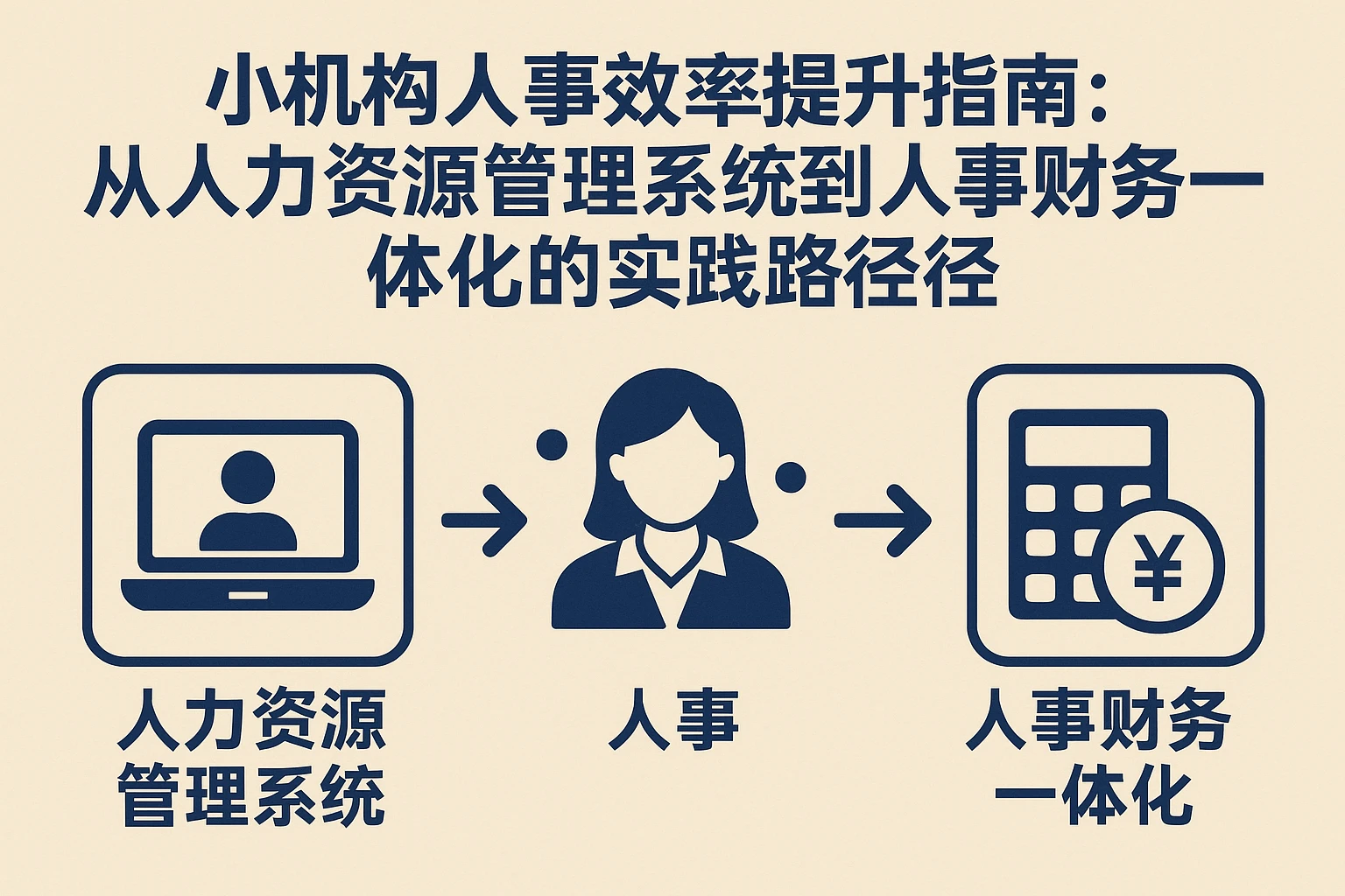 小机构人事效率提升指南:从人力资源管理系统到人事财务一体化的实践路径