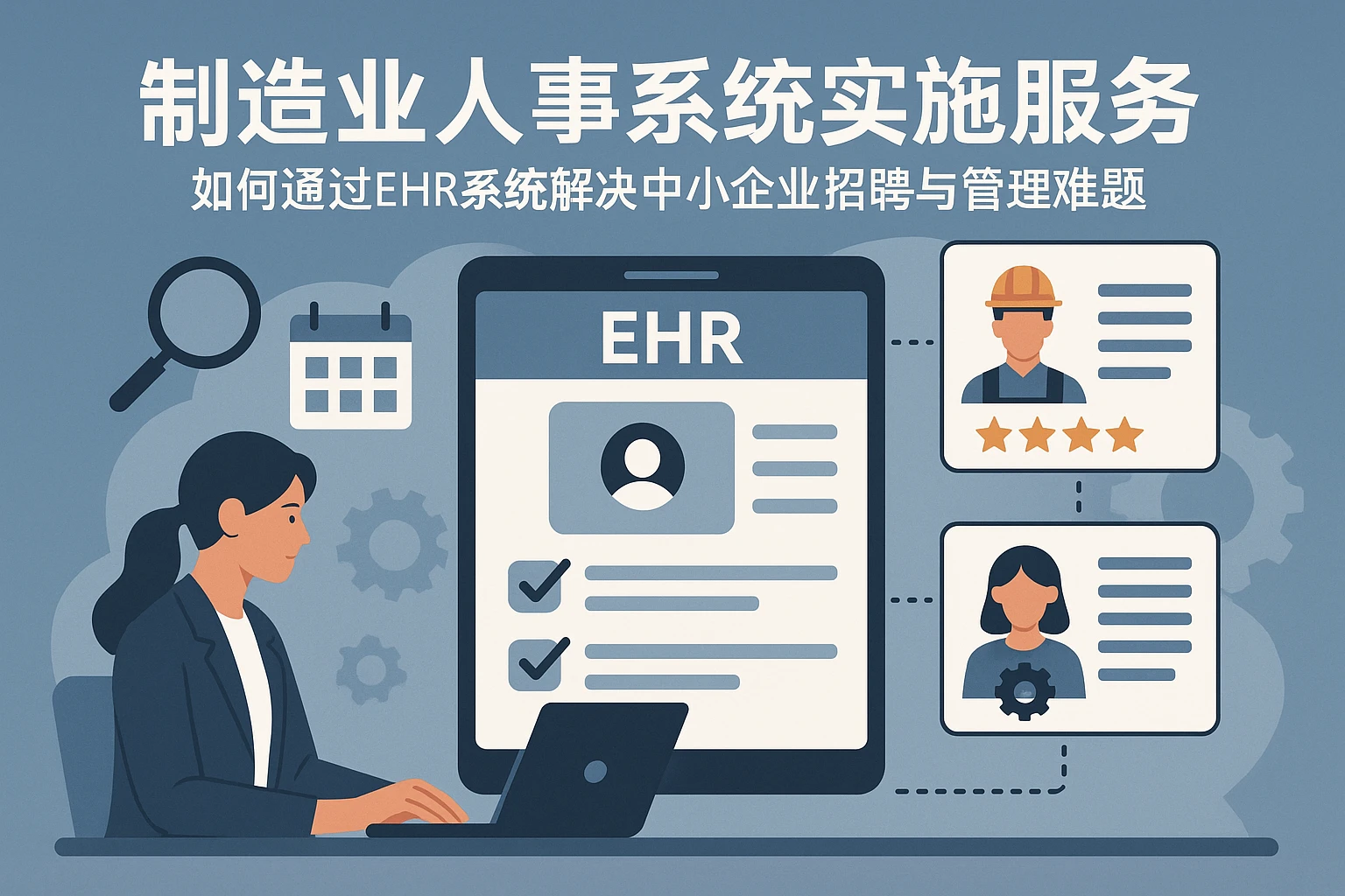 制造业人事系统实施服务:如何通过EHR系统解决中小企业招聘与管理难题