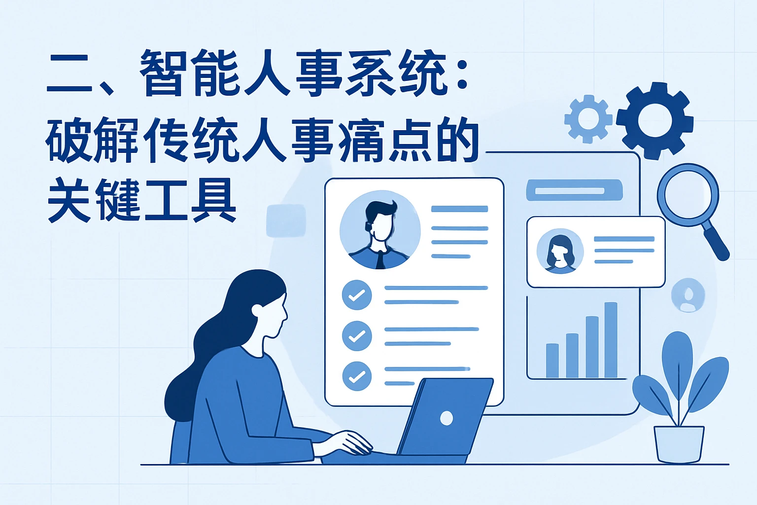 二、智能人事系统:破解传统人事痛点的关键工具