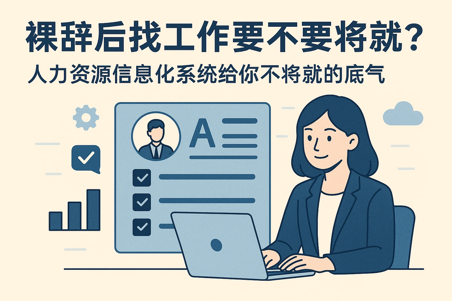 裸辞后找工作要不要将就？人力资源信息化系统给你不将就的底气