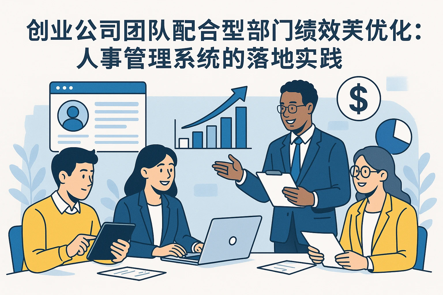 创业公司团队配合型部门绩效与薪资优化:人事管理系统的落地实践