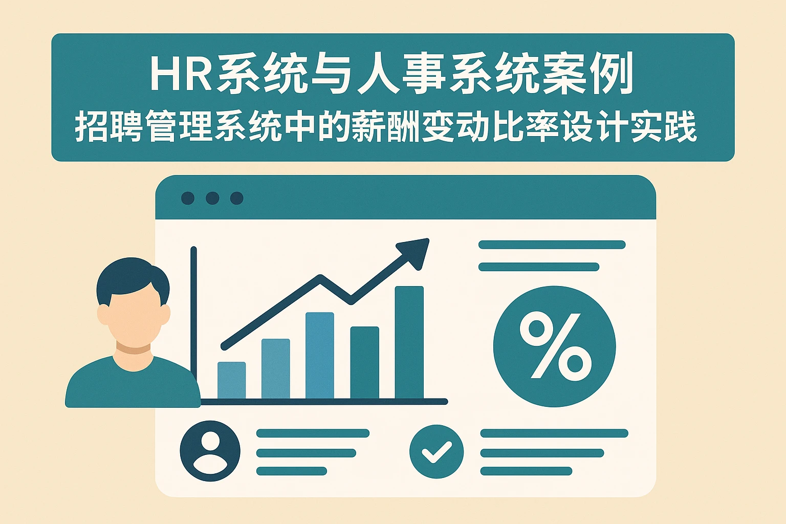 HR系统与人事系统案例：招聘管理系统中的薪酬变动比率设计实践