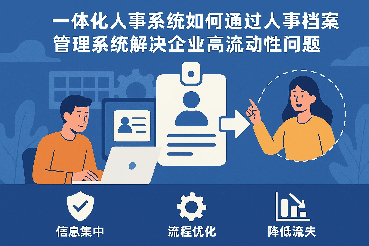 一体化人事系统如何通过人事档案管理系统解决企业高流动性问题