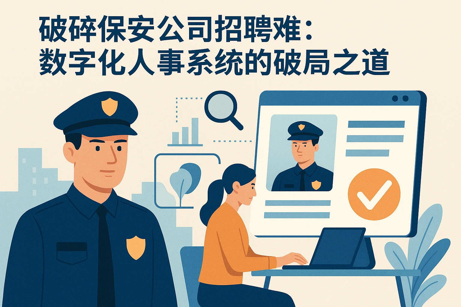 破解保安公司招聘难:数字化人事系统的破局之道
