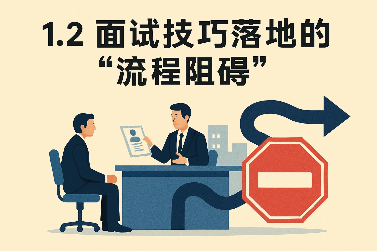 1.2 面试技巧落地的“流程阻碍”