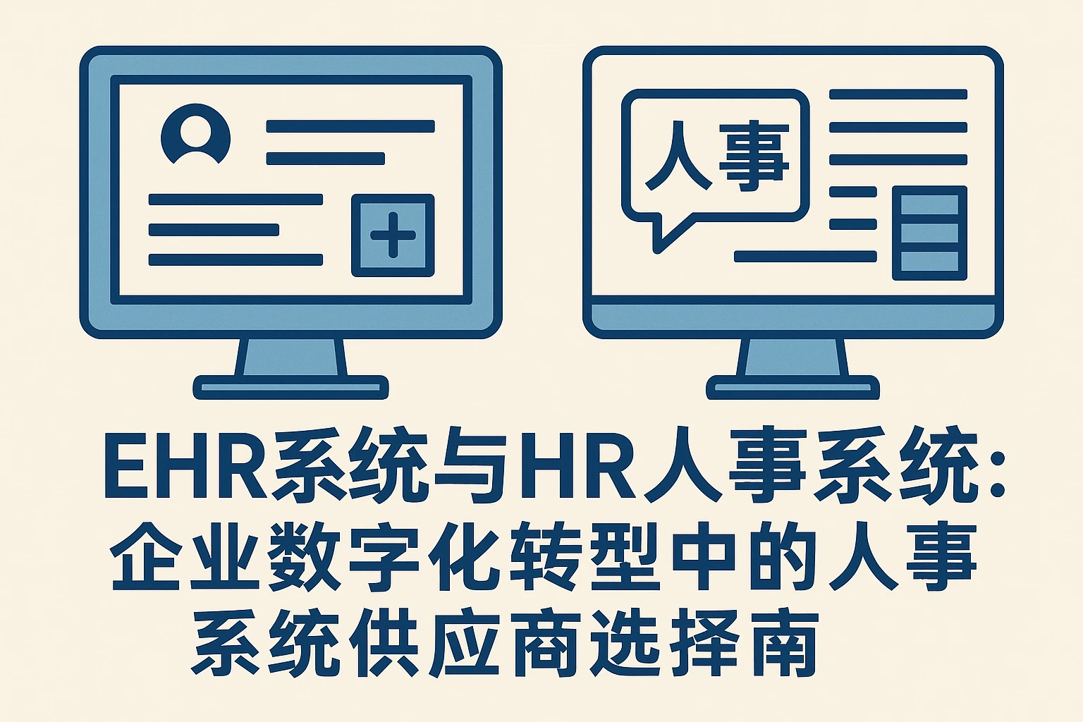 EHR系统与微信人事系统：企业数字化转型中的人事系统供应商选择指南
