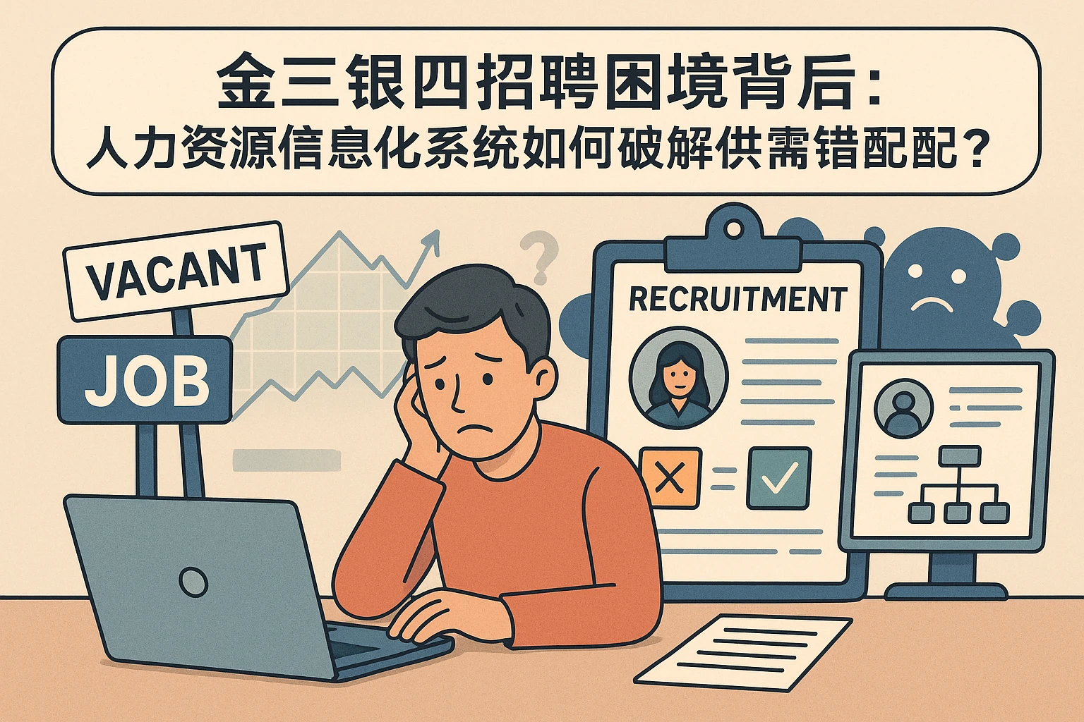 金三银四招聘困境背后:人力资源信息化系统如何破解供需错配?