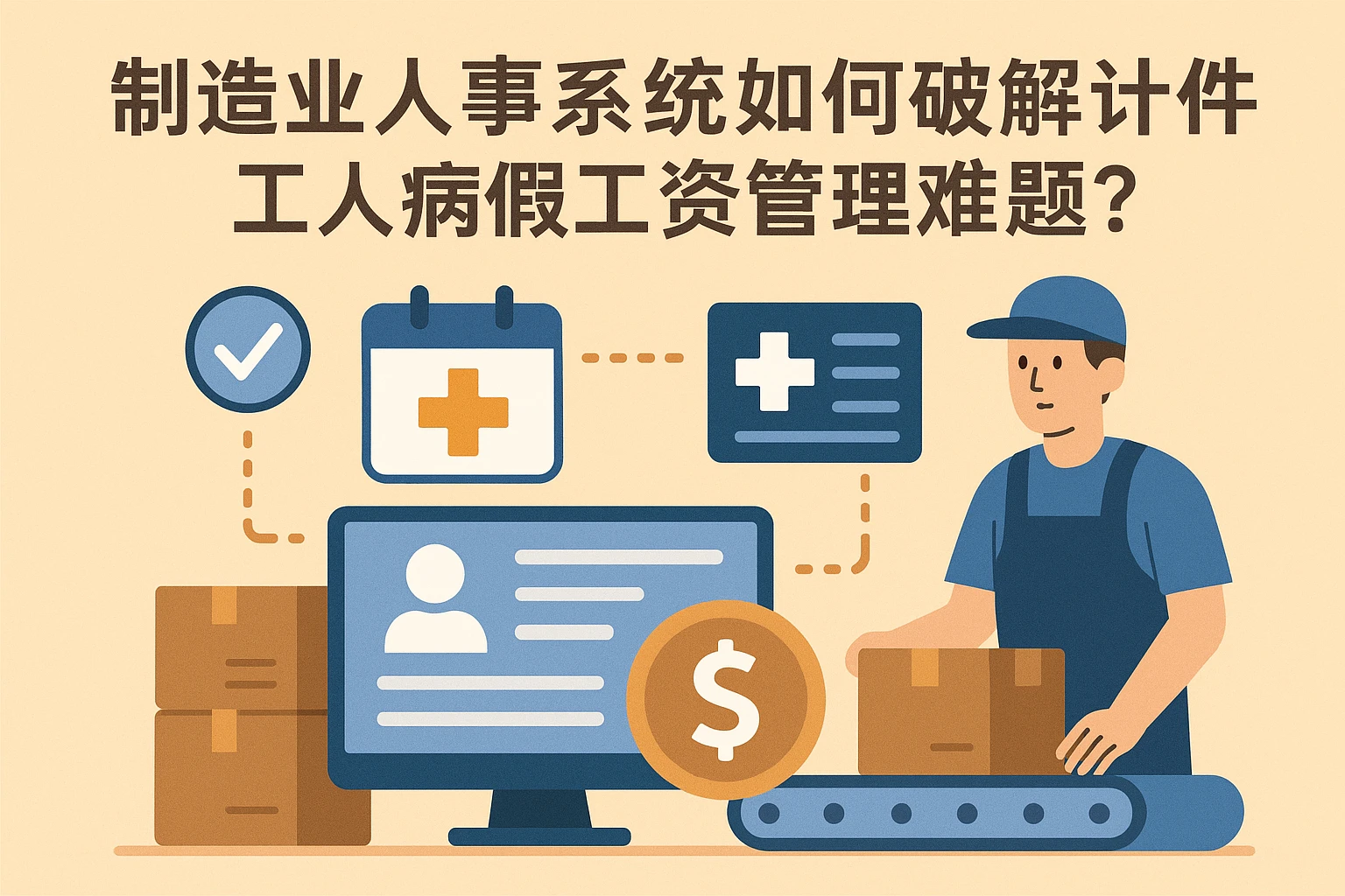 制造业人事系统如何破解计件工人病假工资管理难题？