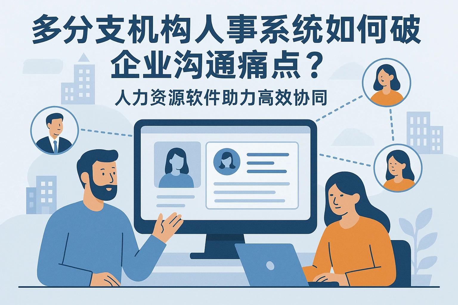 多分支机构人事系统如何破解企业沟通痛点？人力资源软件助力高效协同