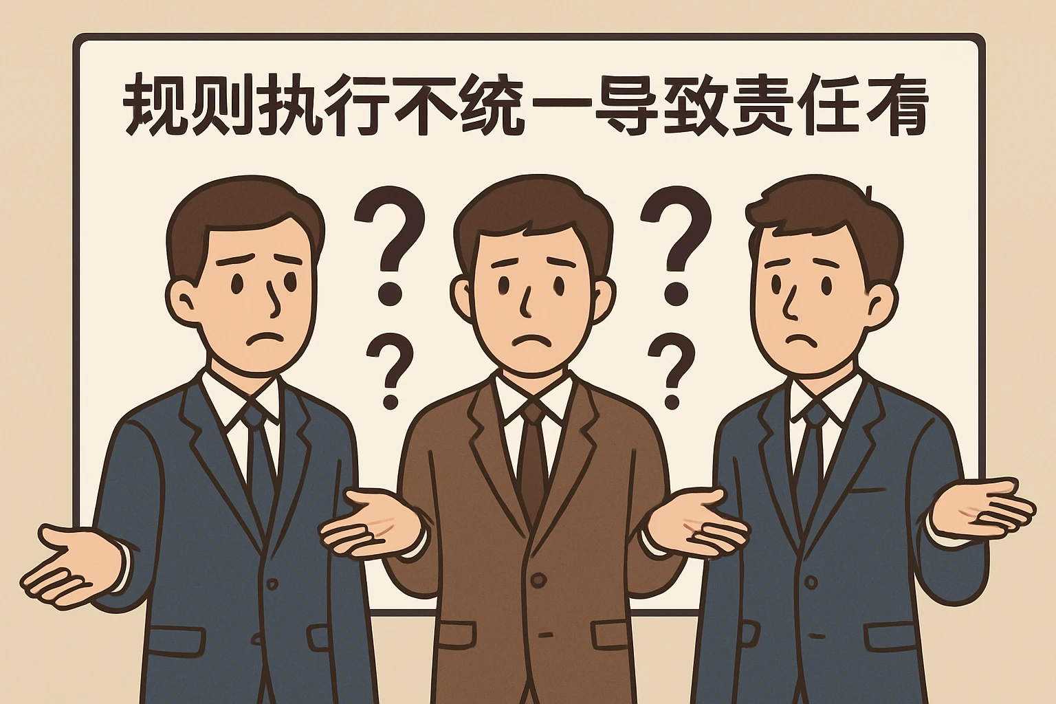 2. 规则执行不统一导致责任不清