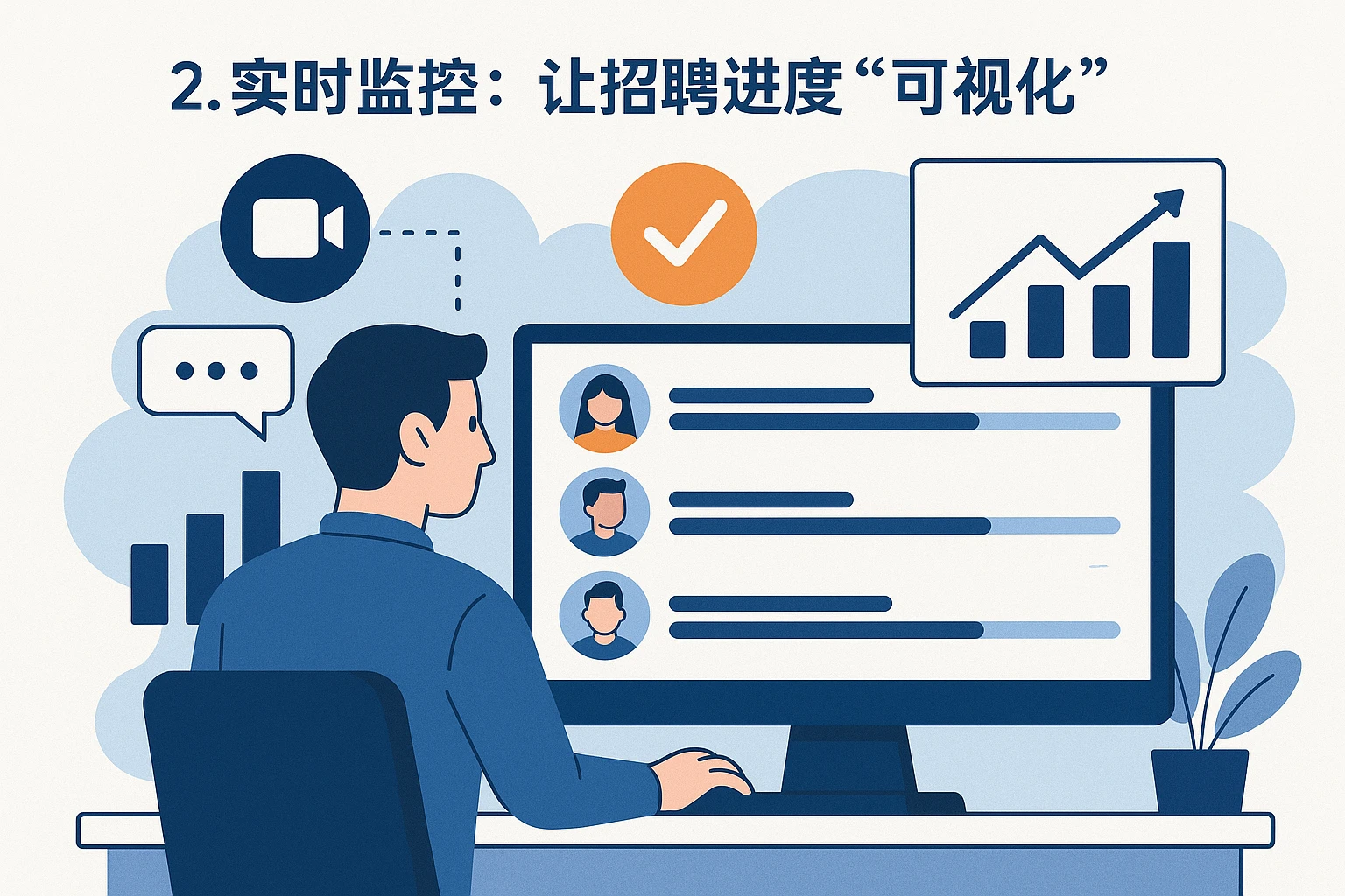 2. 实时监控：让招聘进度“可视化”