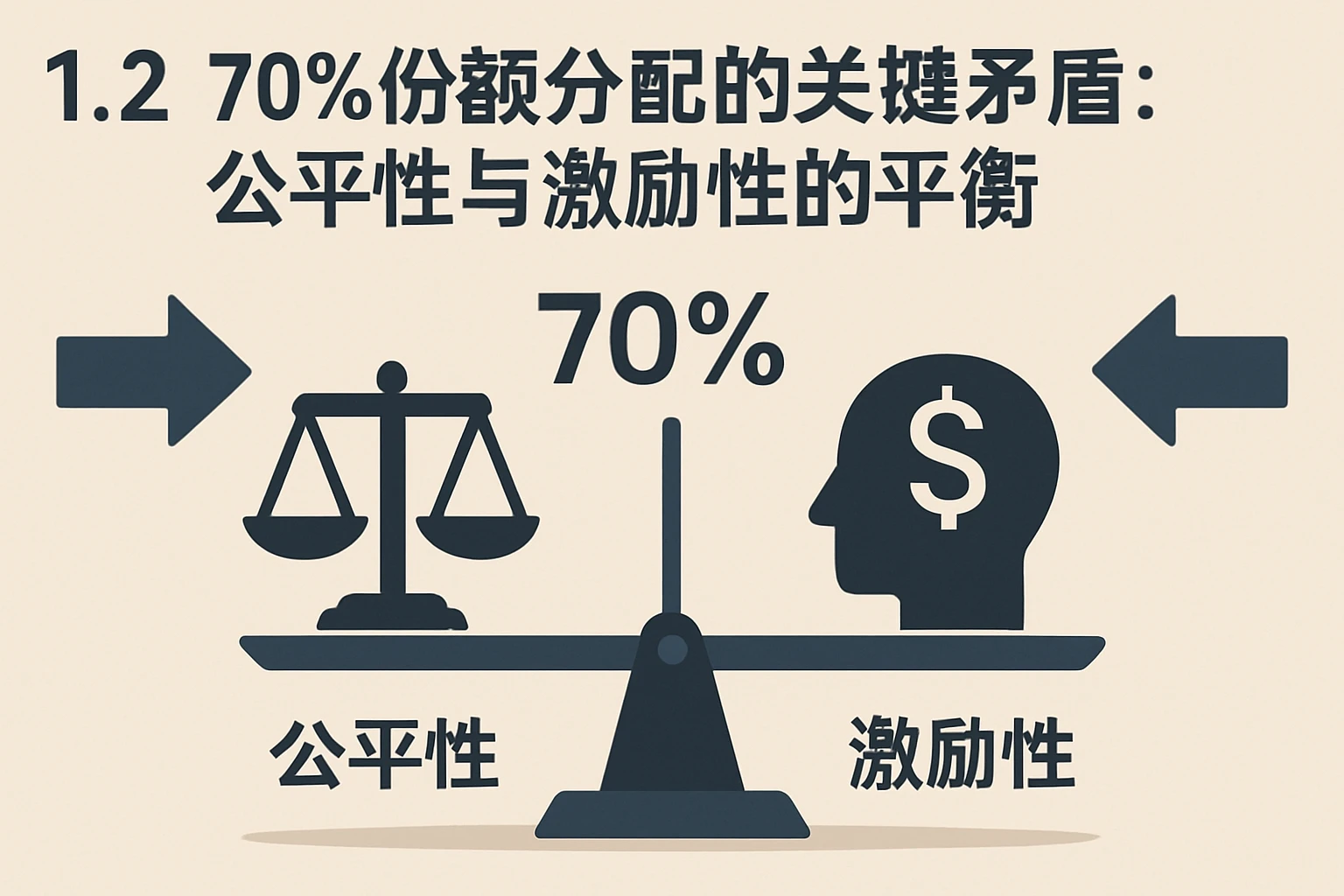 1.2 70%份额分配的关键矛盾:公平性与激励性的平衡