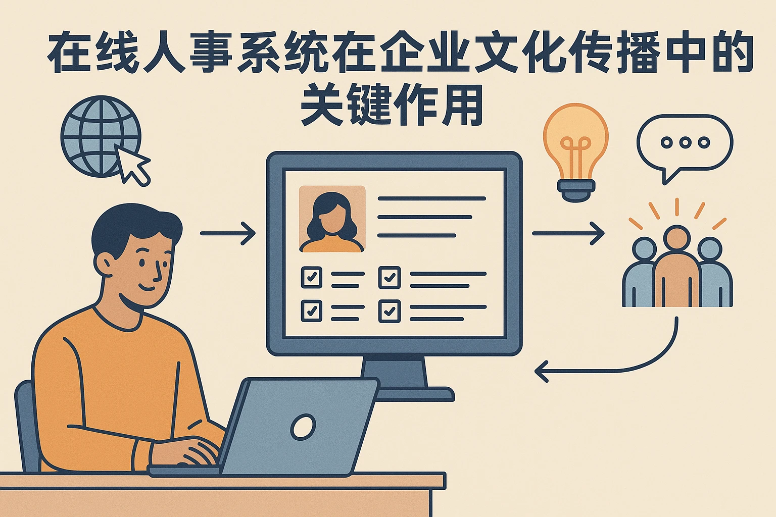 在线人事系统在企业文化传播中的关键作用