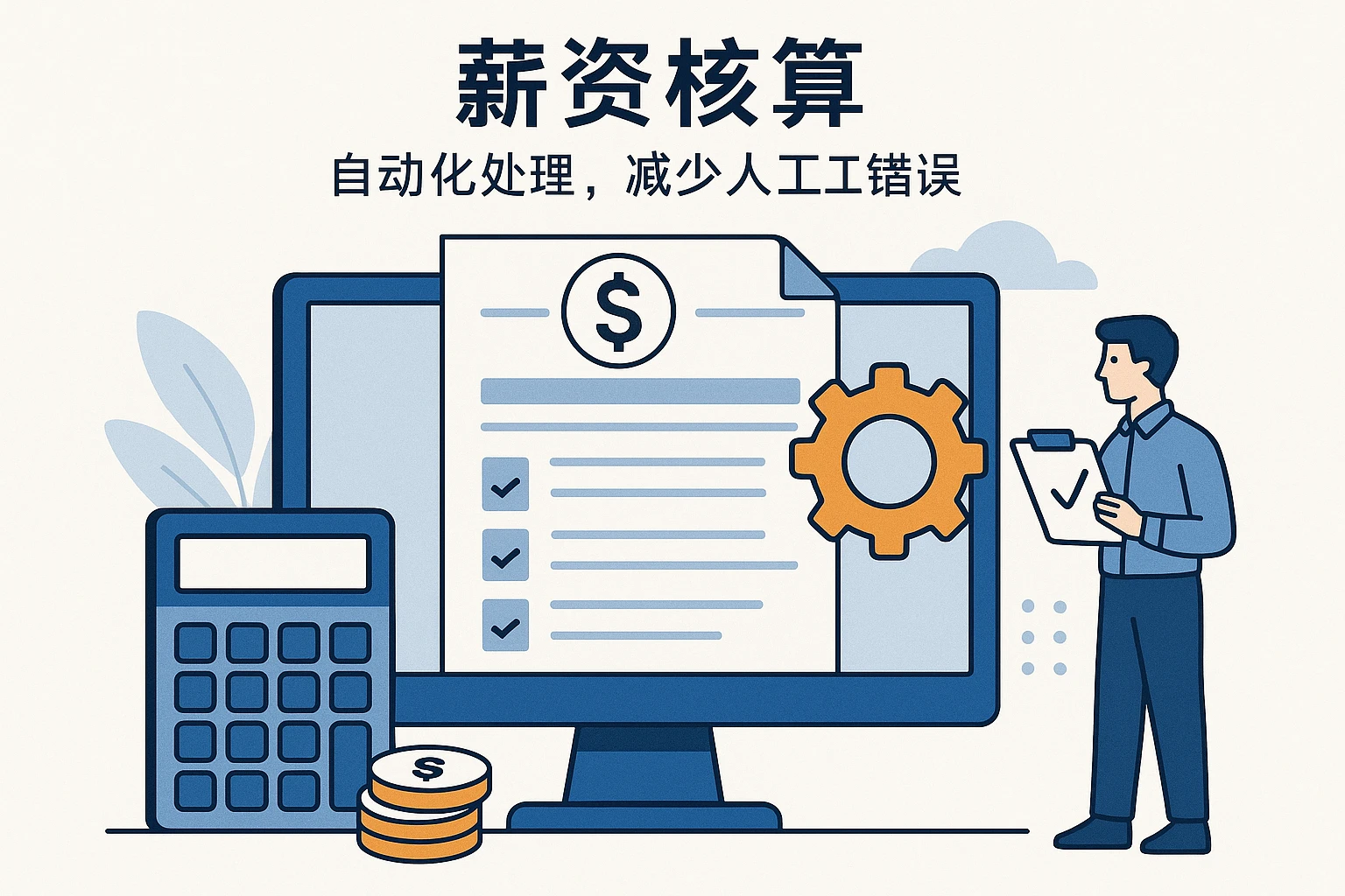 2. 薪资核算:自动化处理,减少人工错误