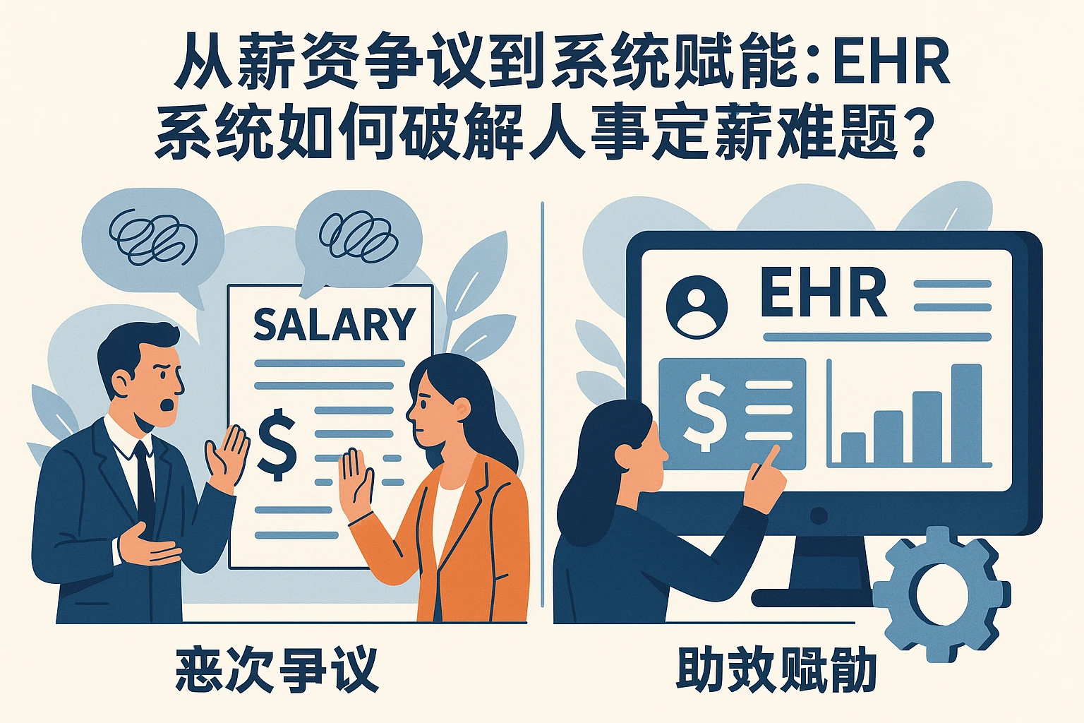 从薪资争议到系统赋能：EHR系统如何破解人事定薪难题？
