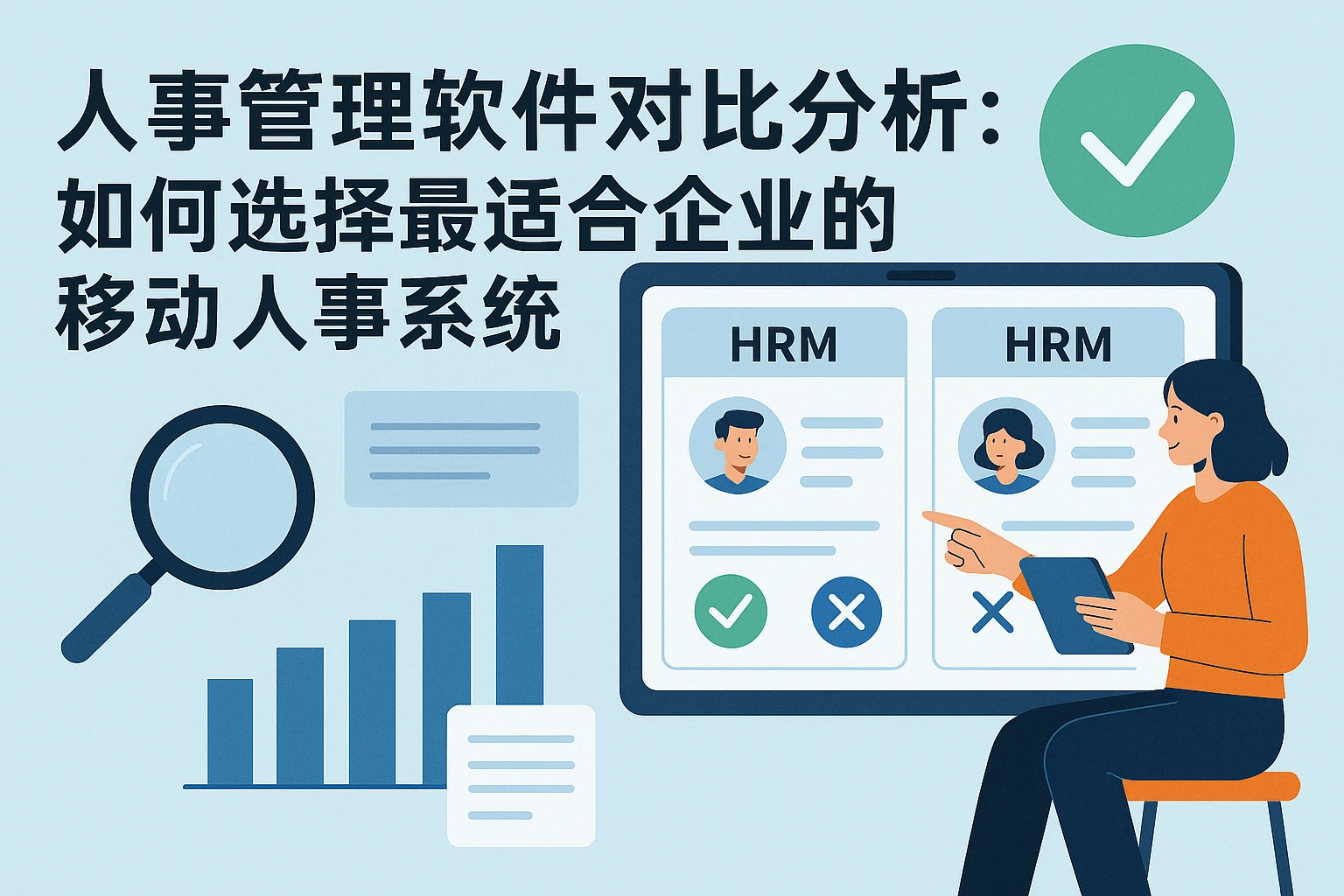 人事管理软件对比分析：如何选择最适合企业的移动人事系统