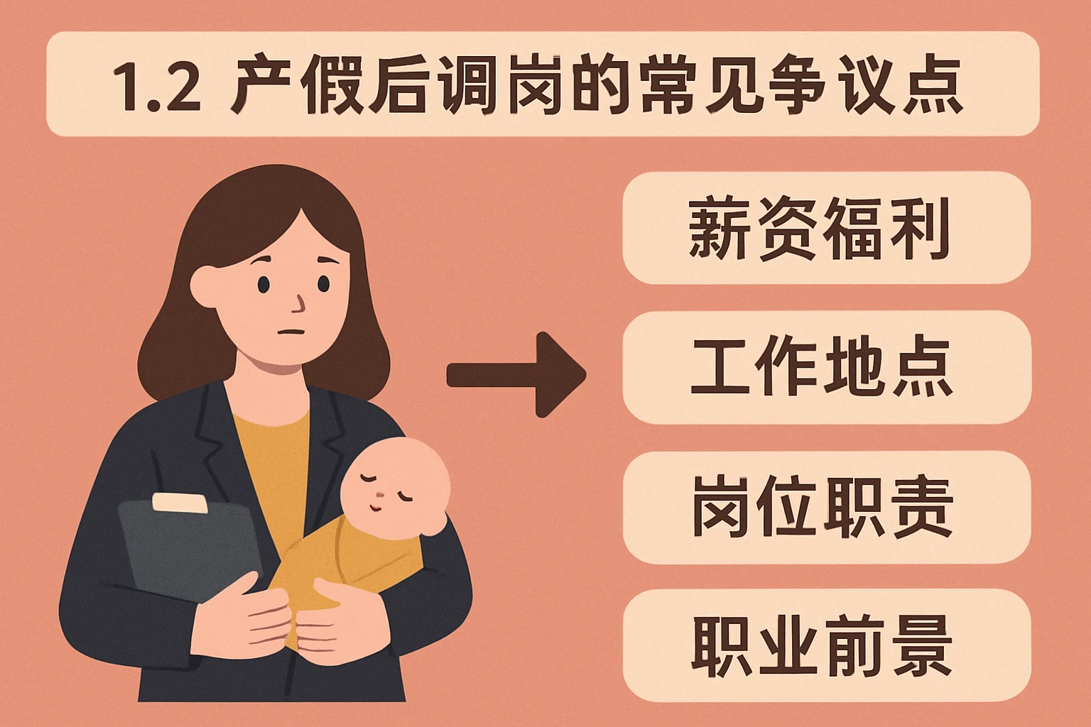 1.2 产假后调岗的常见争议点
