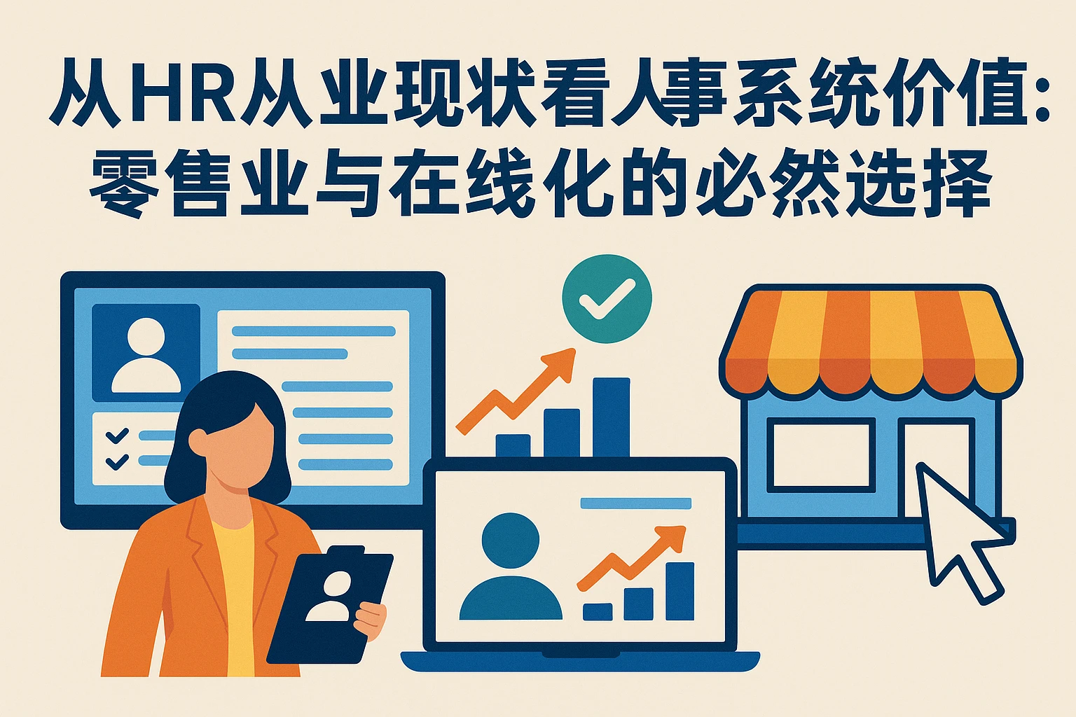 从HR从业现状看人事系统价值：零售业与在线化的必然选择
