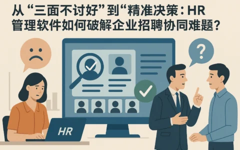 从“三面不讨好”到“精准决策”：HR管理软件如何破解企业招聘协同难题？