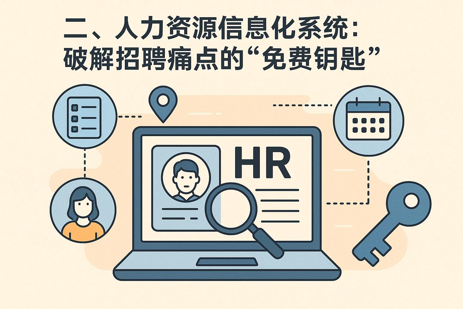 二、人力资源信息化系统：破解招聘痛点的“免费钥匙”