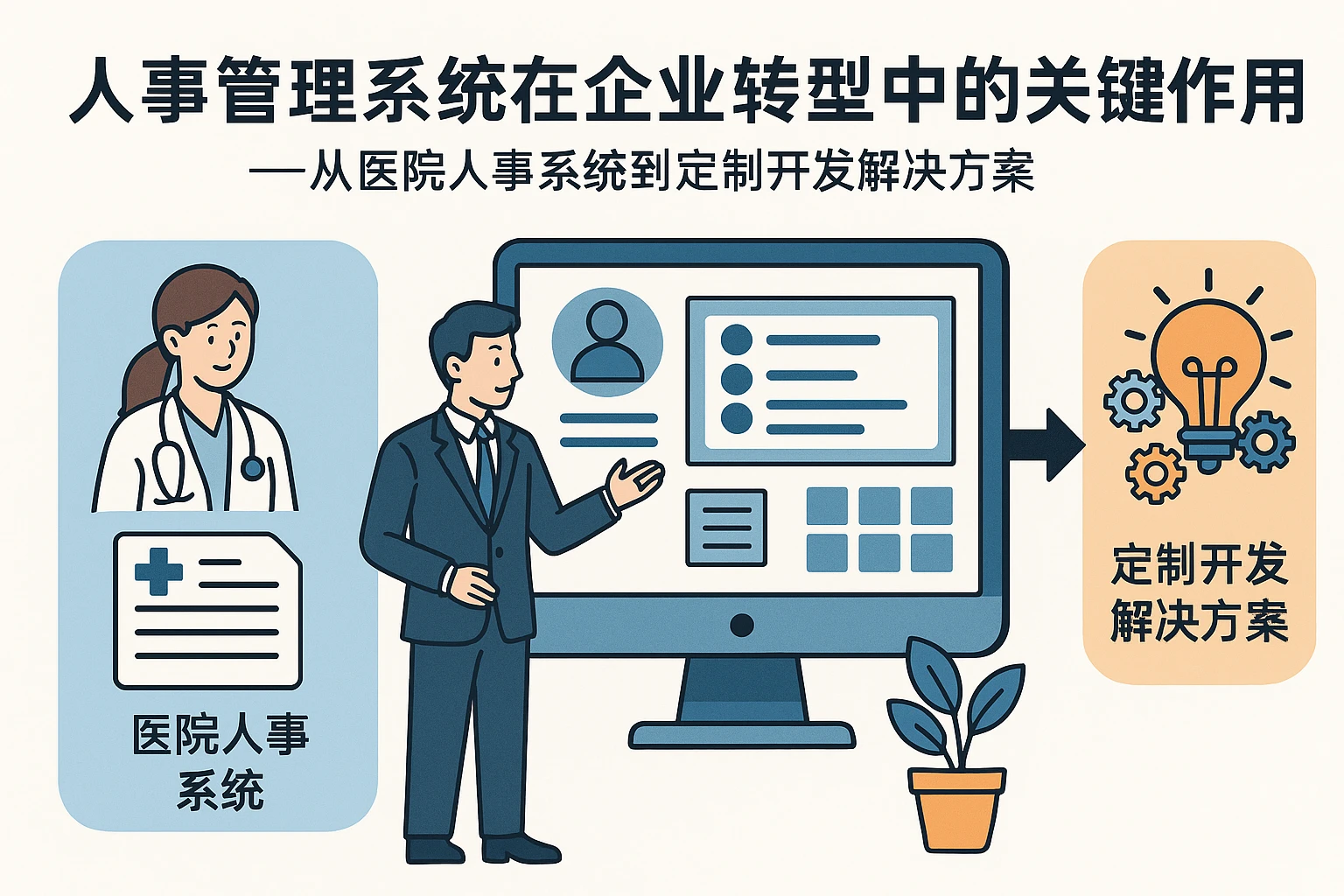 人事管理系统在企业转型中的关键作用——从医院人事系统到定制开发解决方案