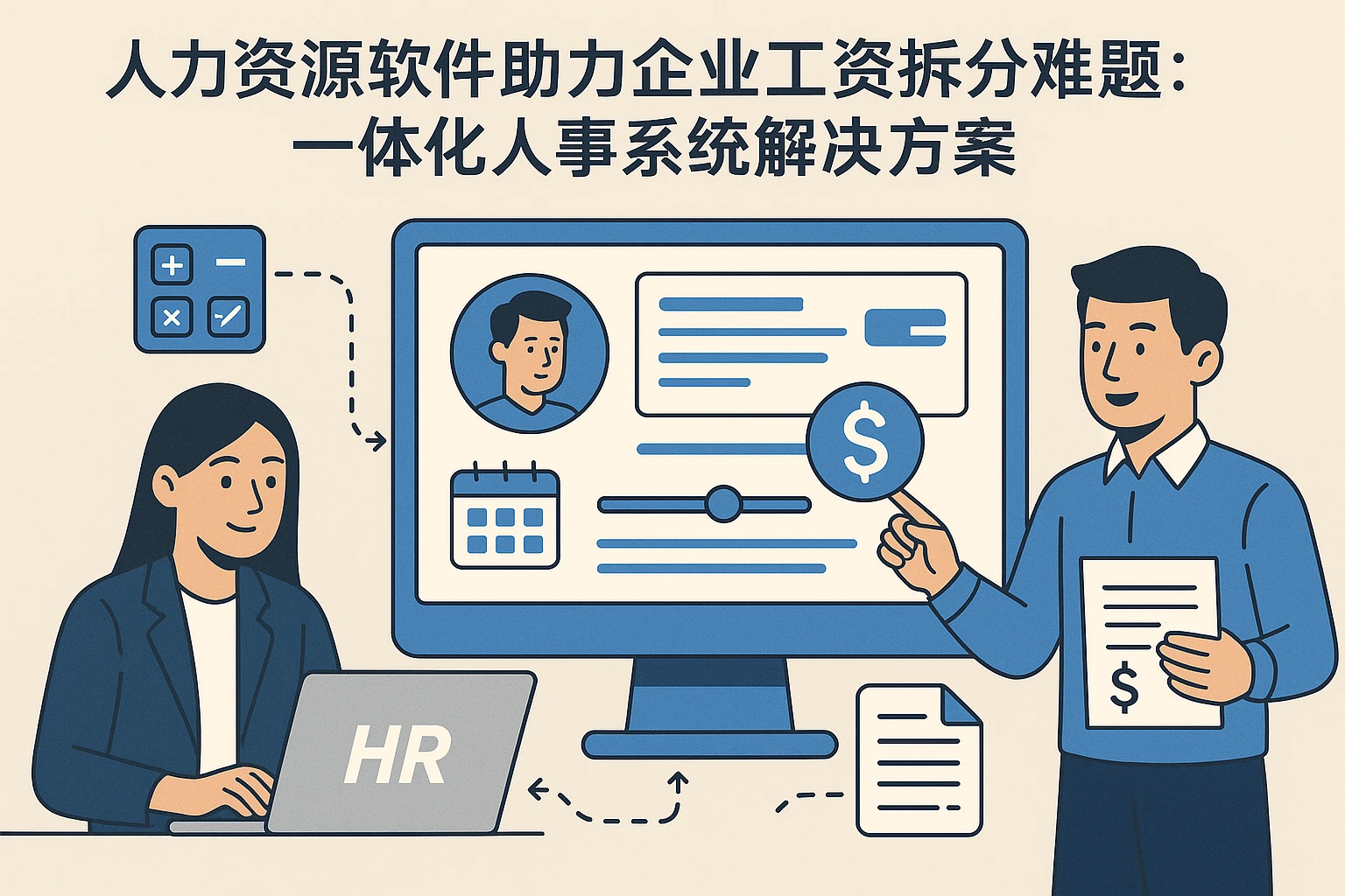 人力资源软件助力企业工资拆分难题:一体化人事系统解决方案