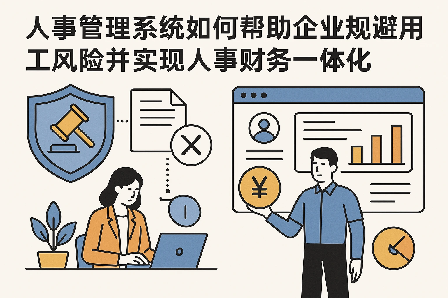 人事管理系统如何帮助企业规避用工风险并实现人事财务一体化
