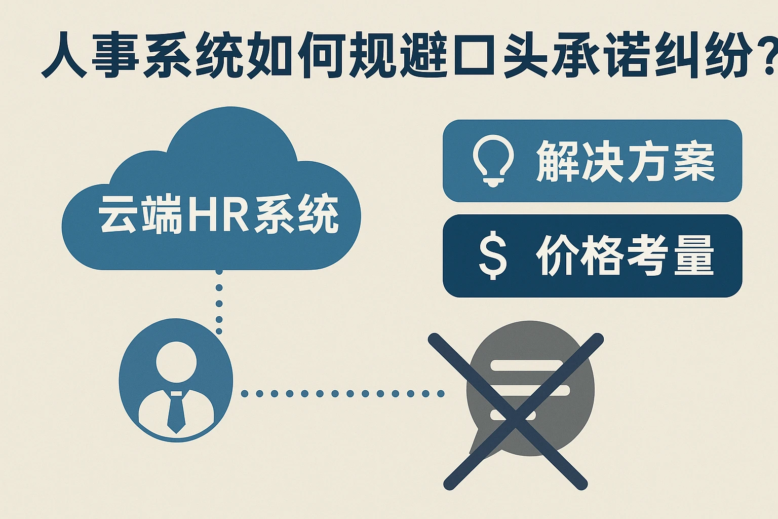 人事系统如何规避口头承诺纠纷?云端HR系统的解决方案与价格考量