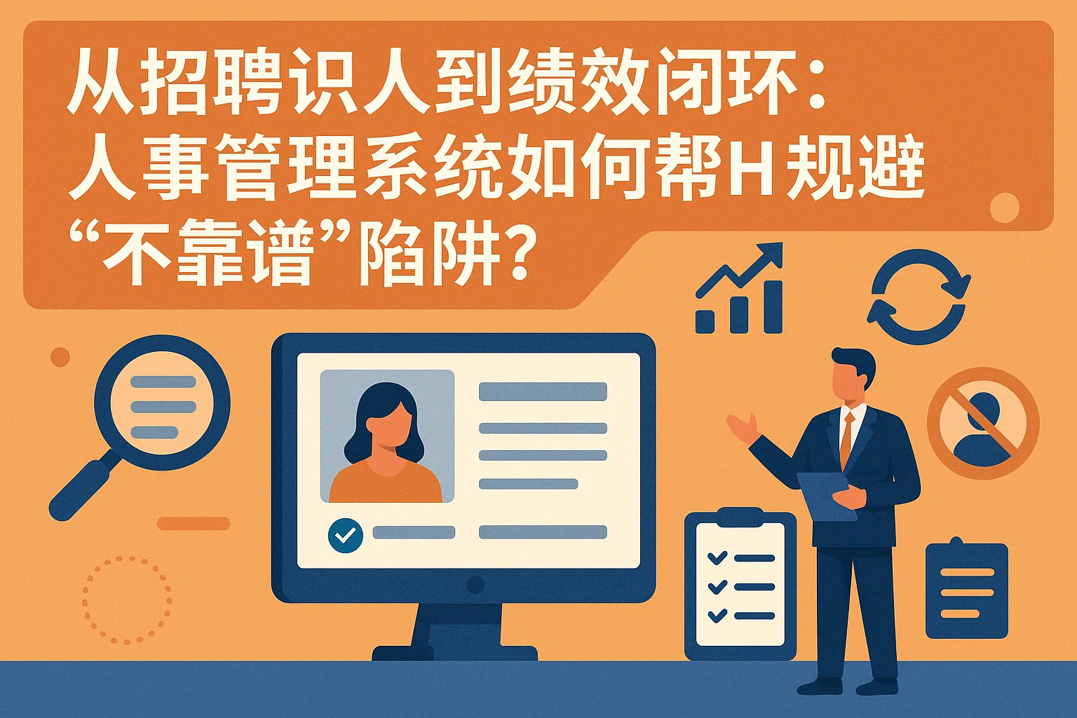 从招聘识人到绩效闭环：人事管理系统如何帮HR规避“不靠谱”陷阱？