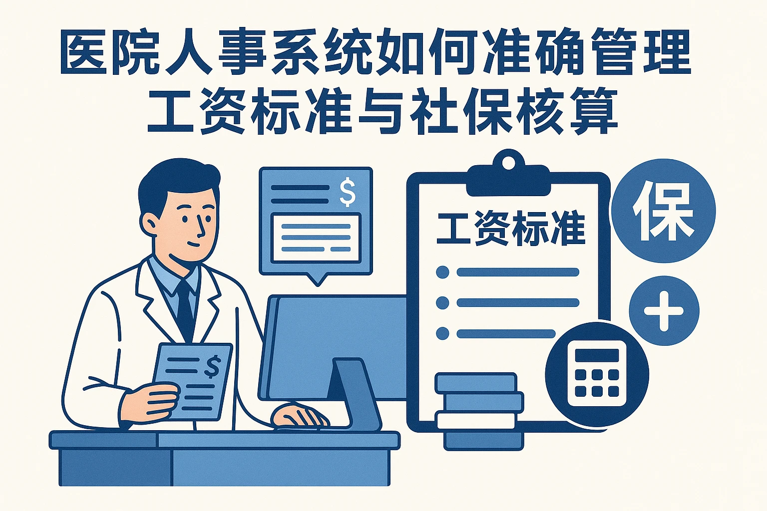 医院人事系统如何准确管理工资标准与社保核算