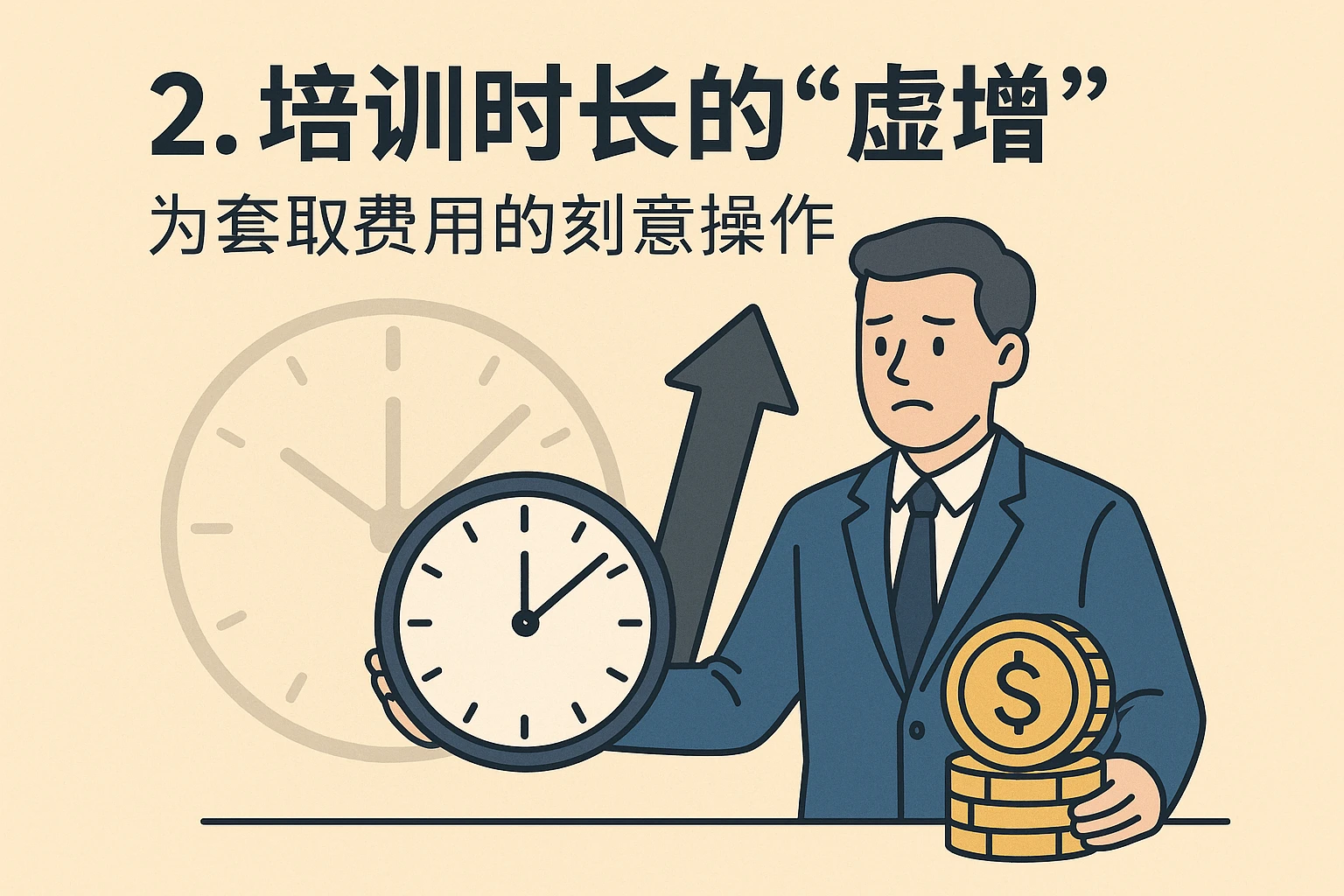 2. 培训时长的“虚增”：为套取费用的刻意操作