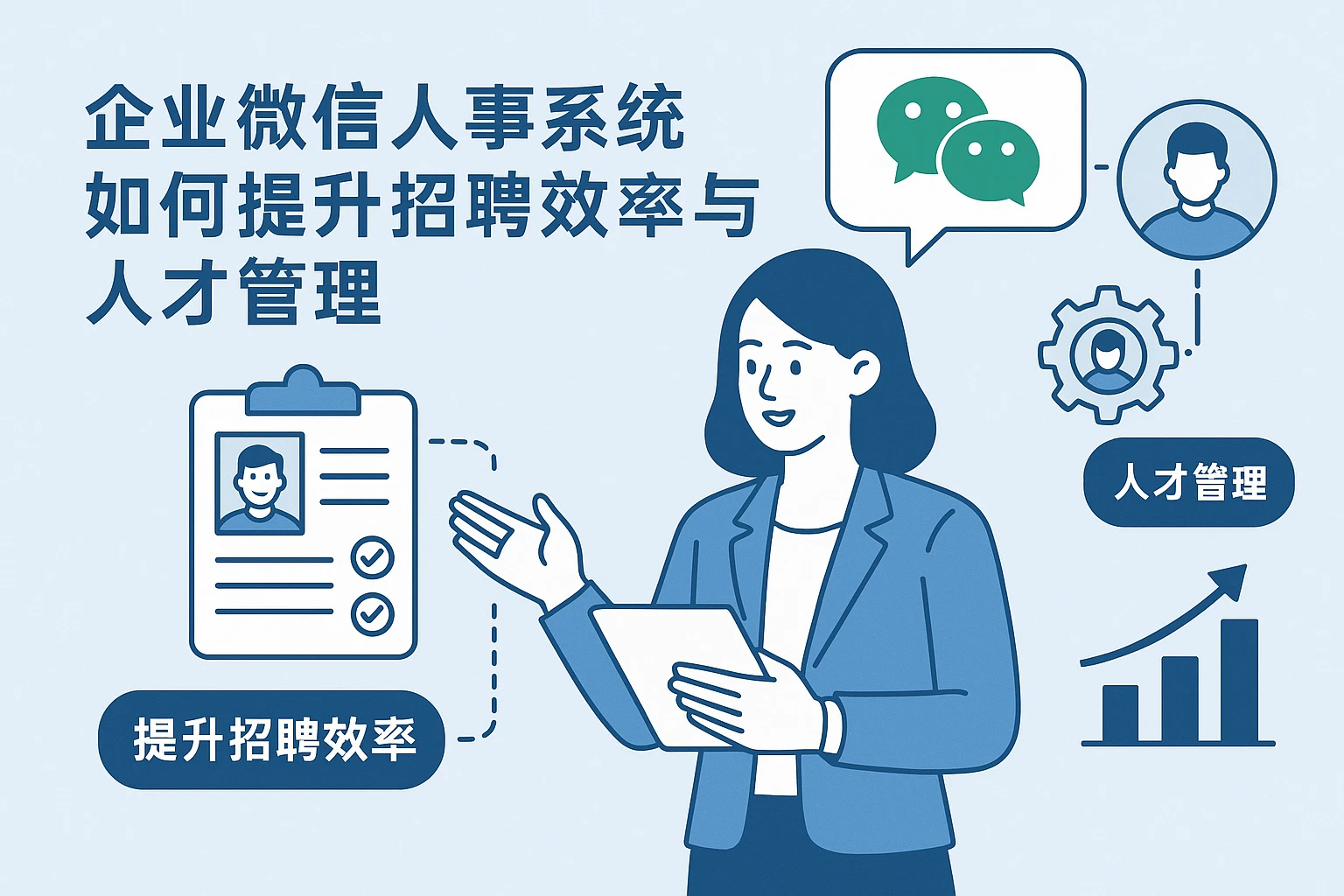 企业微信人事系统如何提升招聘效率与人才管理