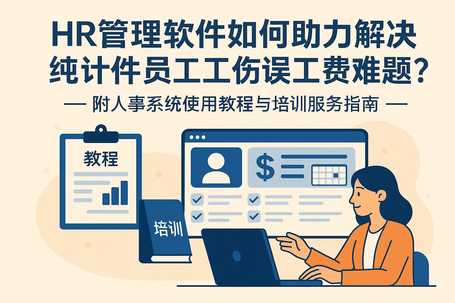 HR管理软件如何助力解决纯计件员工工伤误工费难题?——附人事系统使用教程与培训服务指南