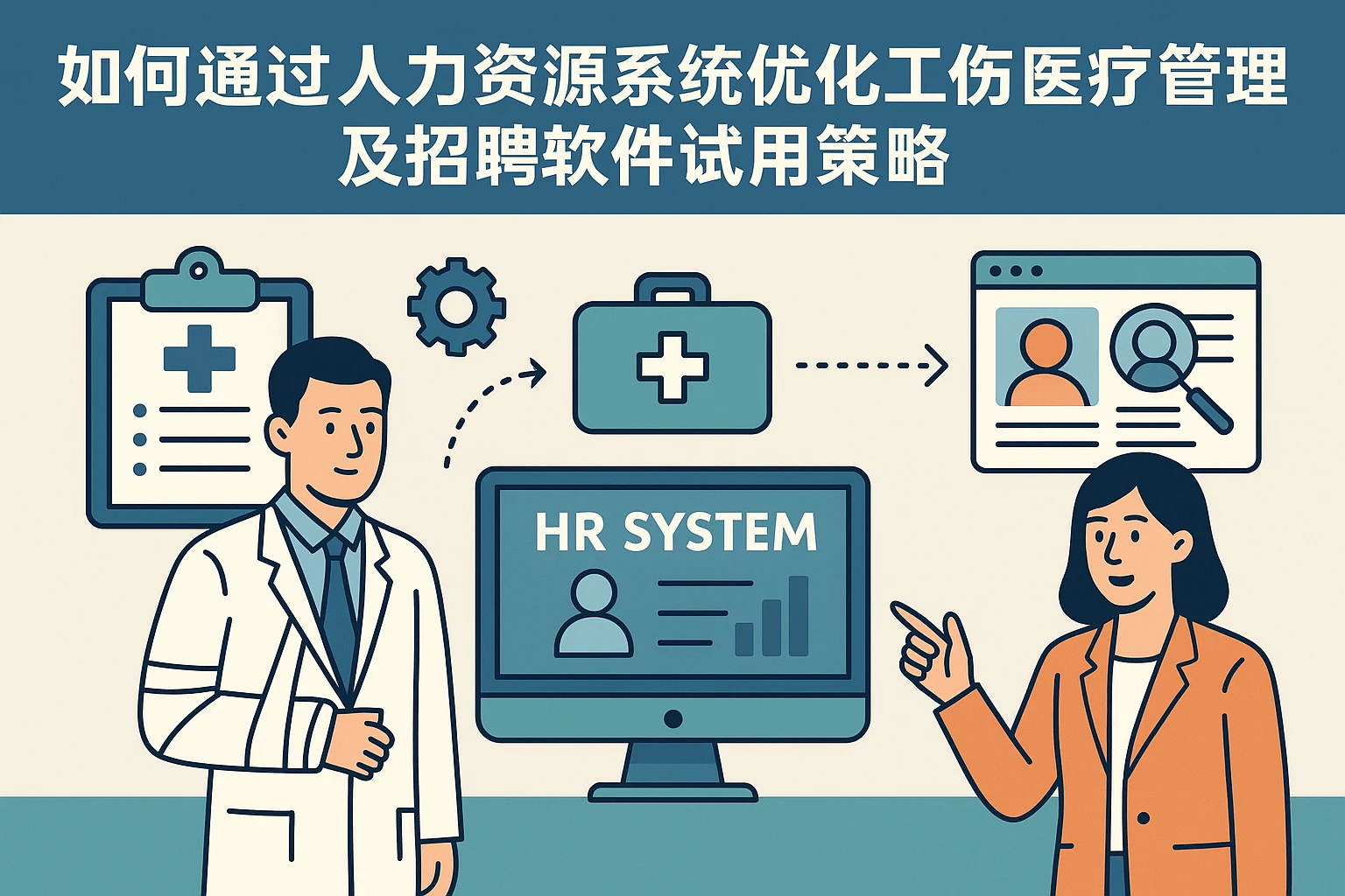如何通过人力资源系统优化工伤医疗管理及招聘软件试用策略