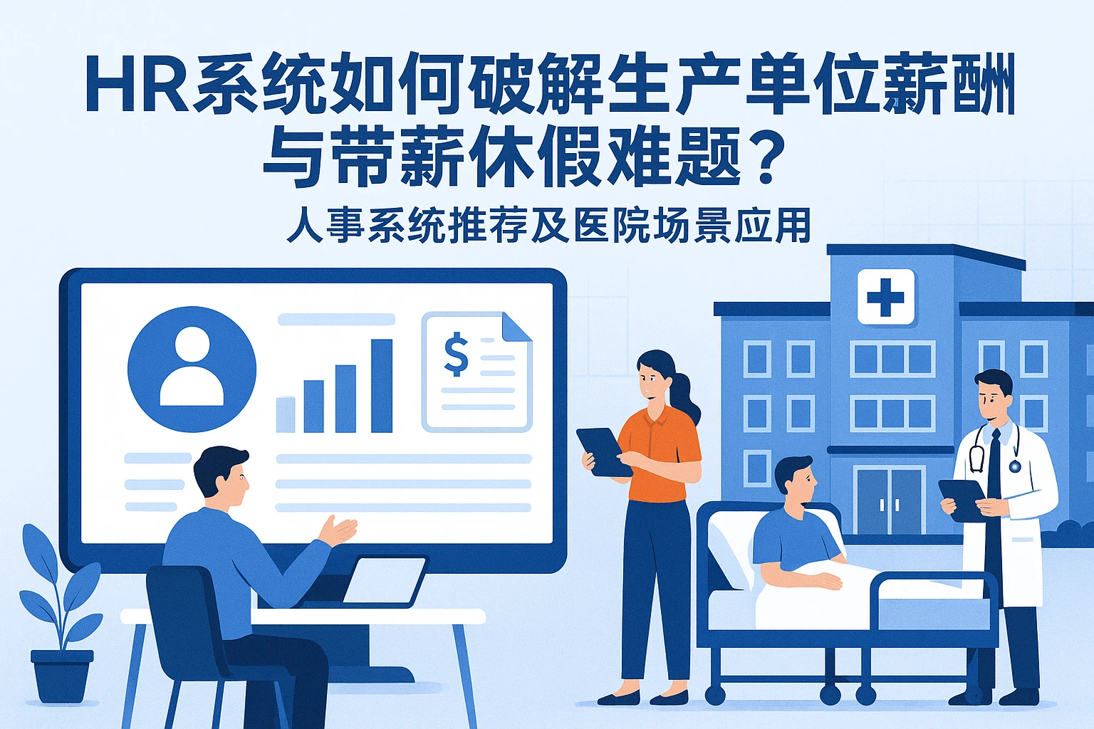 HR系统如何破解生产单位薪酬与带薪休假难题？人事系统推荐及医院场景应用