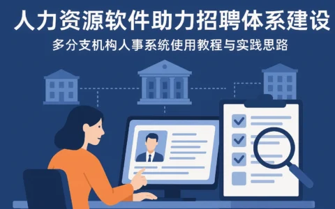 人力资源软件助力招聘体系建设：多分支机构人事系统使用教程与实践思路
