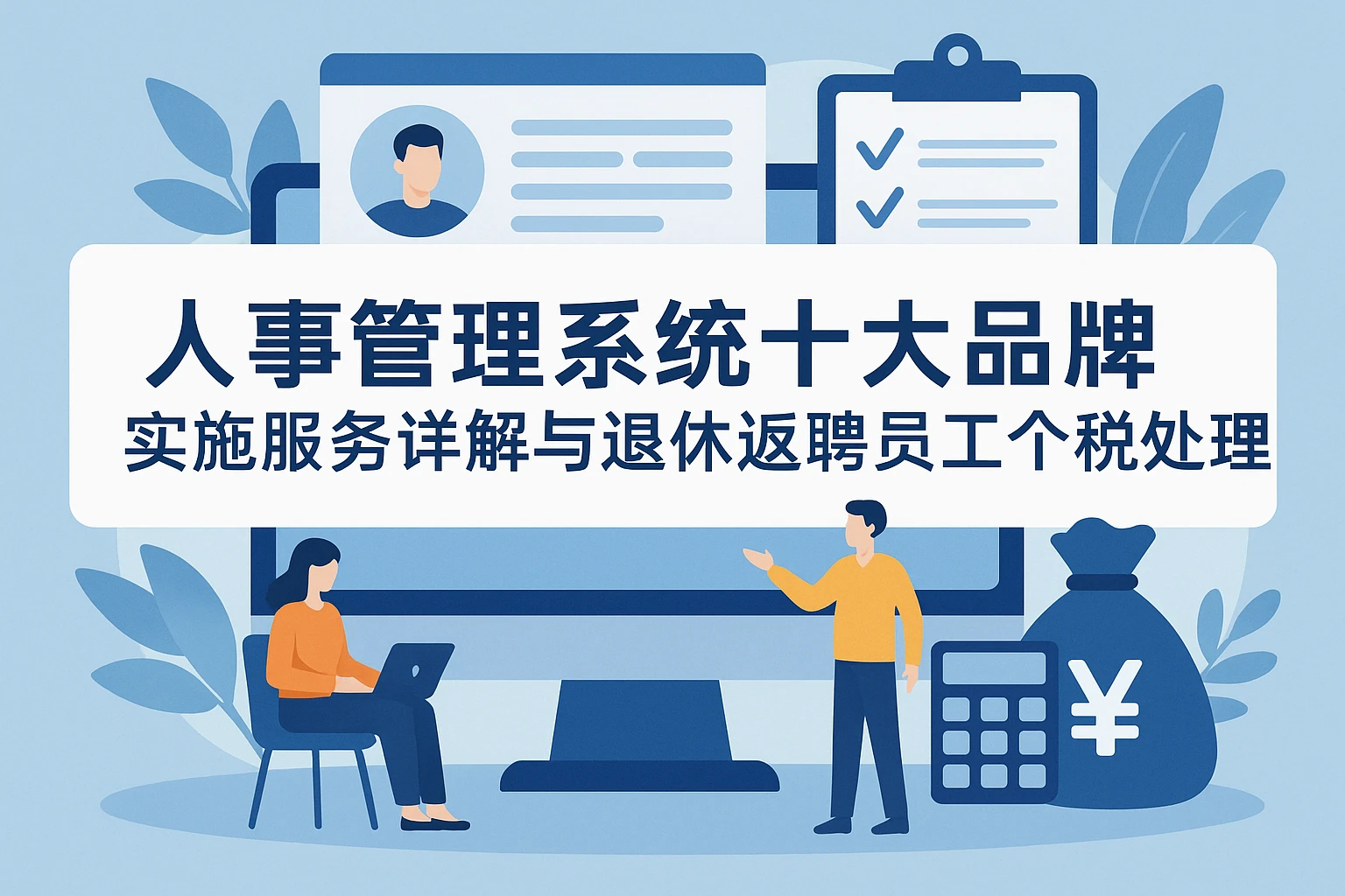 人事管理系统十大品牌实施服务详解与退休返聘员工个税处理