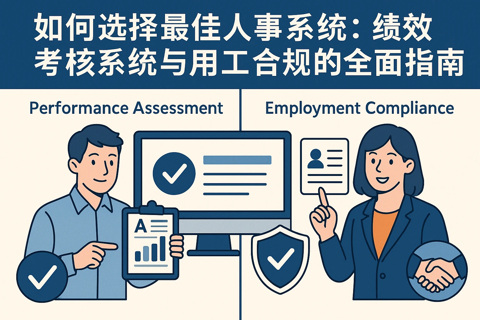 如何选择最佳人事系统：绩效考核系统与用工合规的全面指南