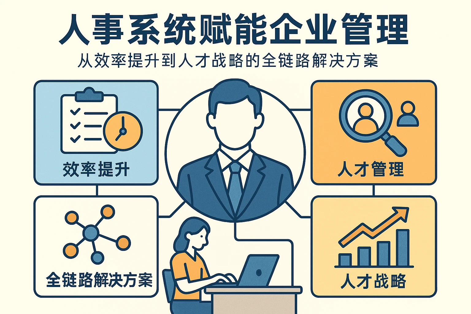 人事系统赋能企业管理：从效率提升到人才战略的全链路解决方案
