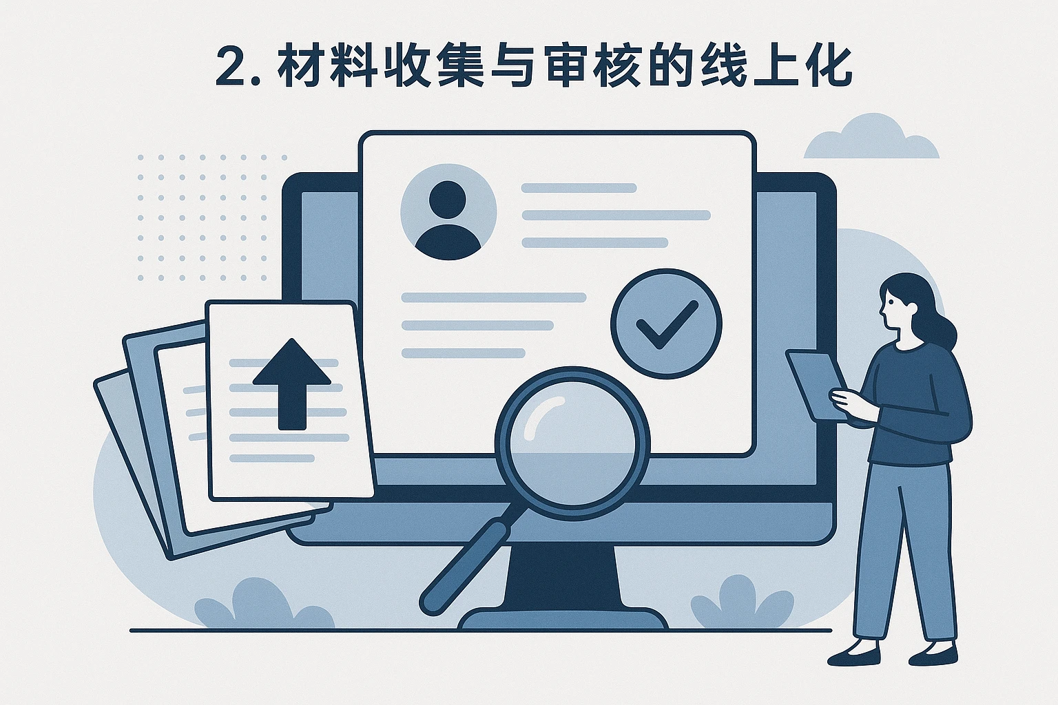 2. 材料收集与审核的线上化