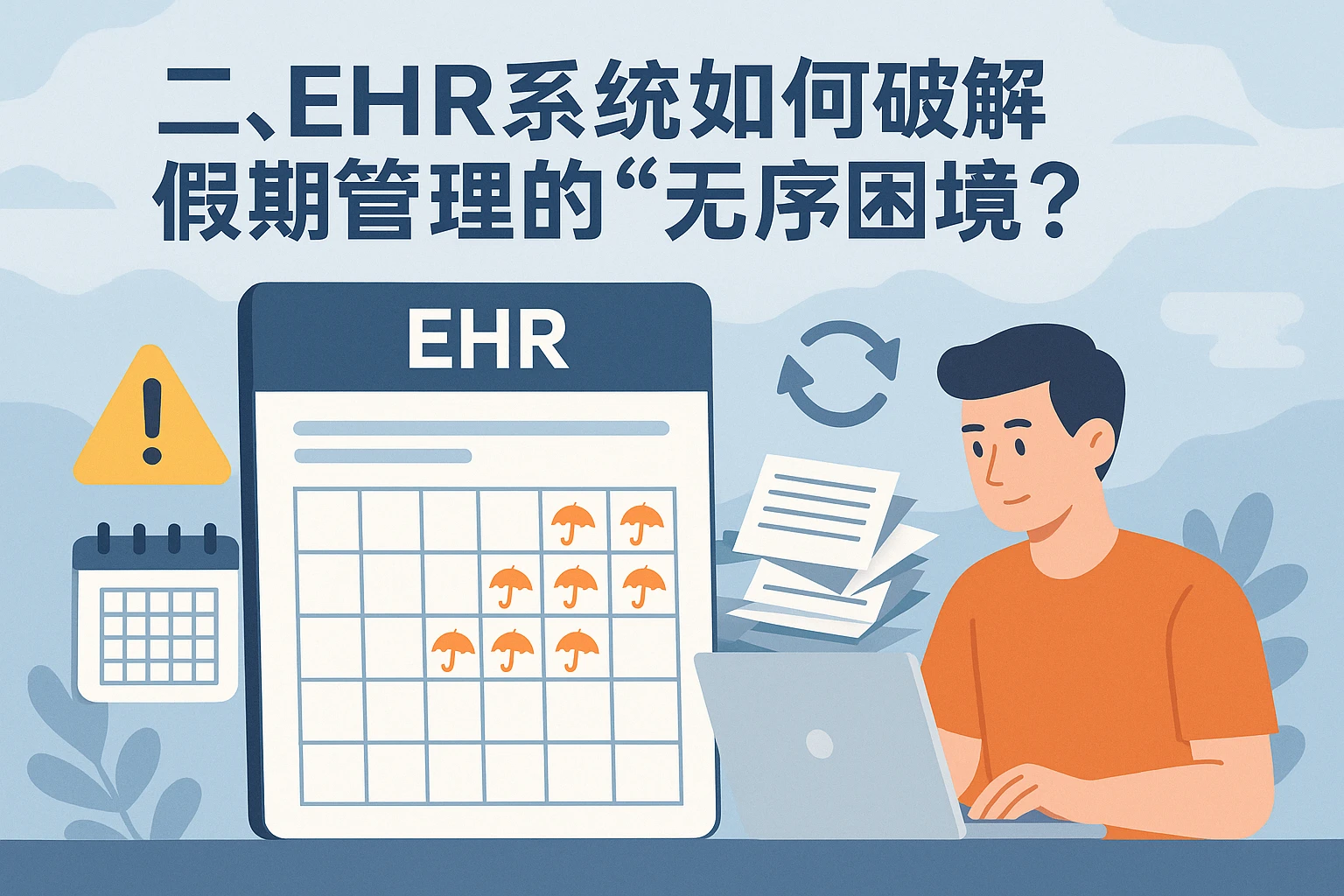二、EHR系统如何破解假期管理的“无序困境”？
