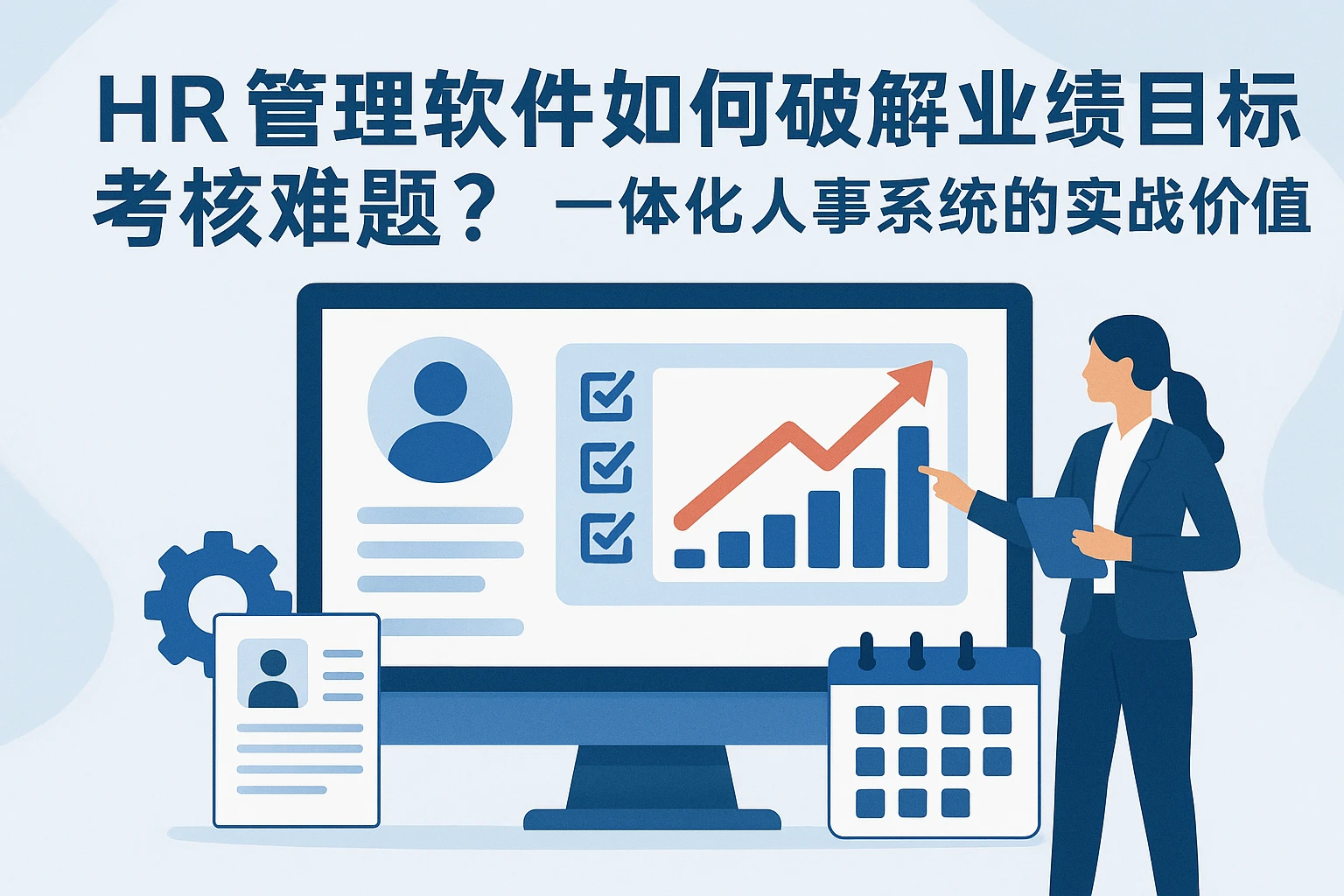 HR管理软件如何破解业绩目标考核难题?一体化人事系统的实战价值解析